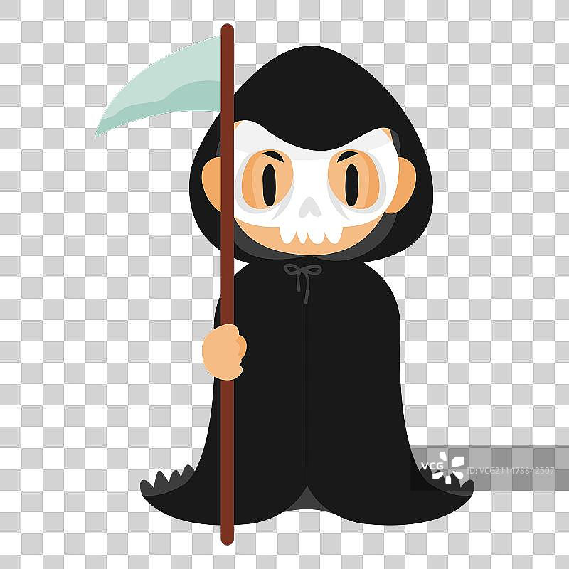 万圣节刽子手卡通服装图片素材