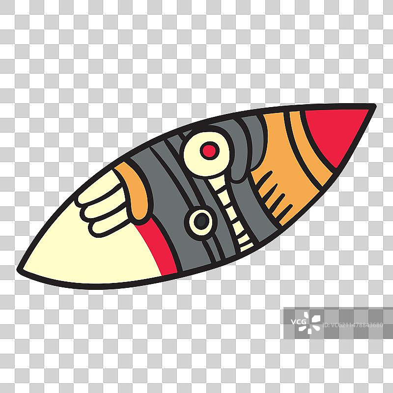 扁平阿兹特克元素神图片素材