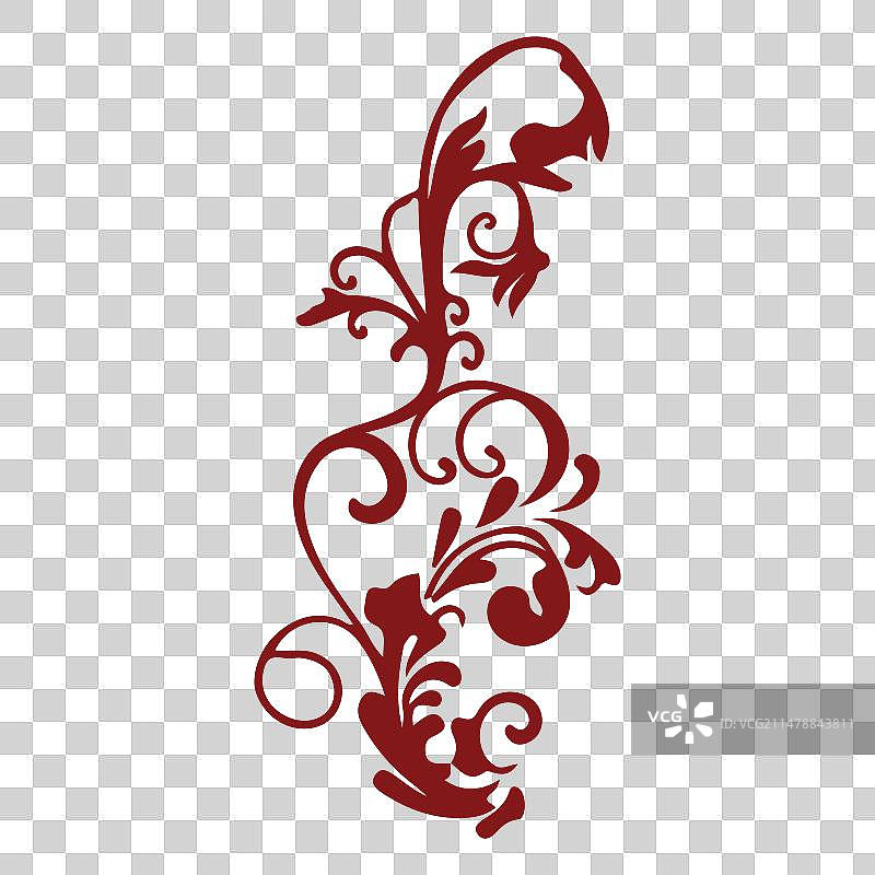 花卉设计复杂竖版装饰图片素材