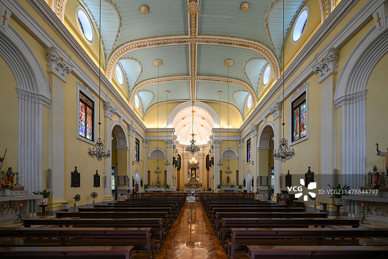 澳门圣老楞佐堂建筑图片素材