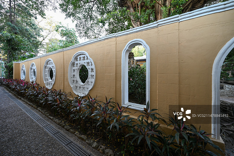 澳门卢廉若公园建筑图片素材