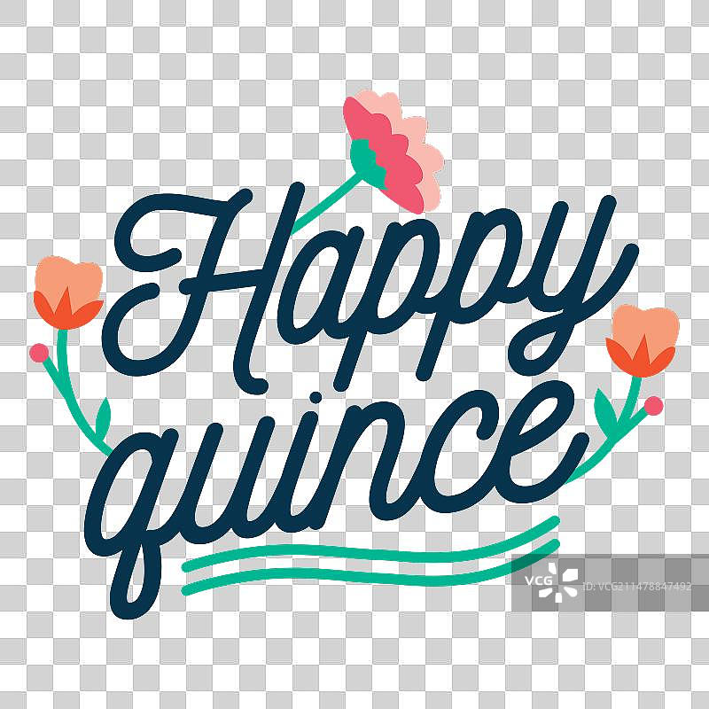 愉悦花卉字母图片素材