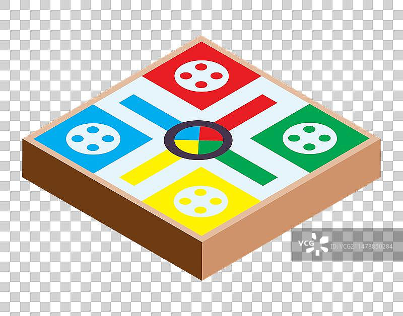 飞行棋棋盘图片素材