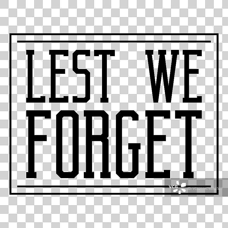 澳新军团纪念日徽章图片素材