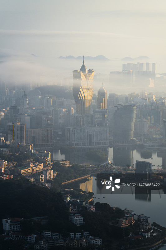 澳门葡京平流雾图片素材