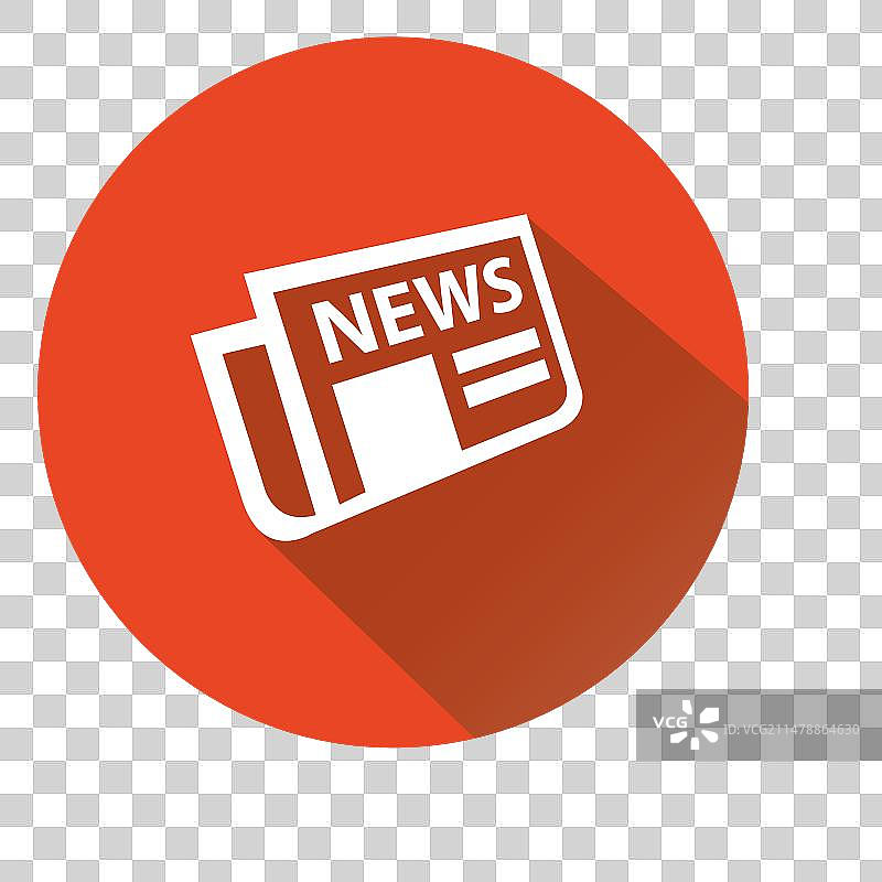 报纸圆形图标图片素材