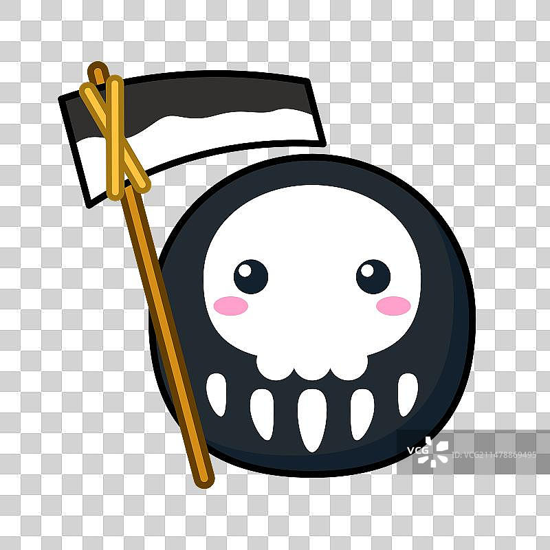 可爱风格的日本达摩娃娃图片素材