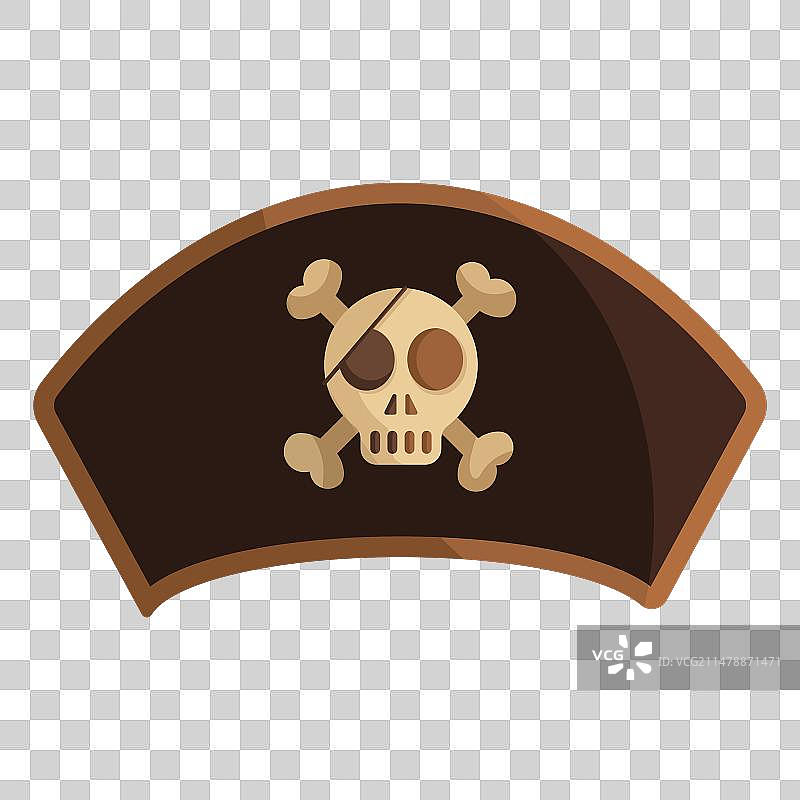 海盗船长骷髅头图片素材