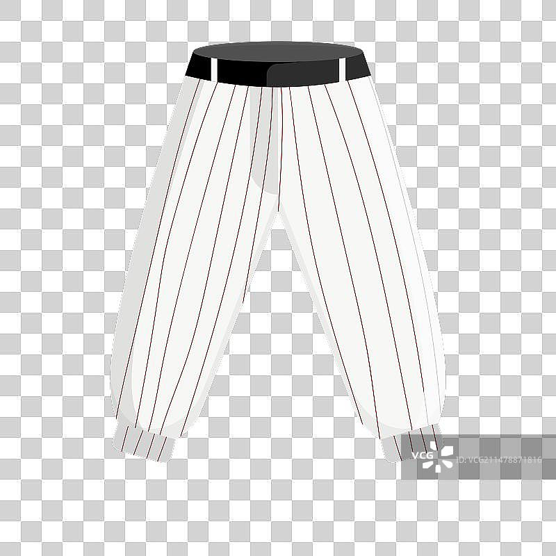 细条纹棒球裤图标图片素材