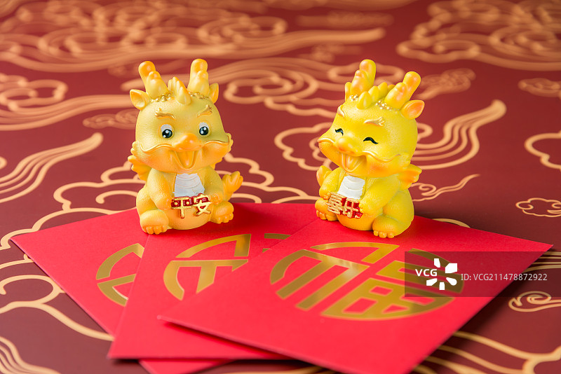 2024年龙年春节吉祥物图片素材