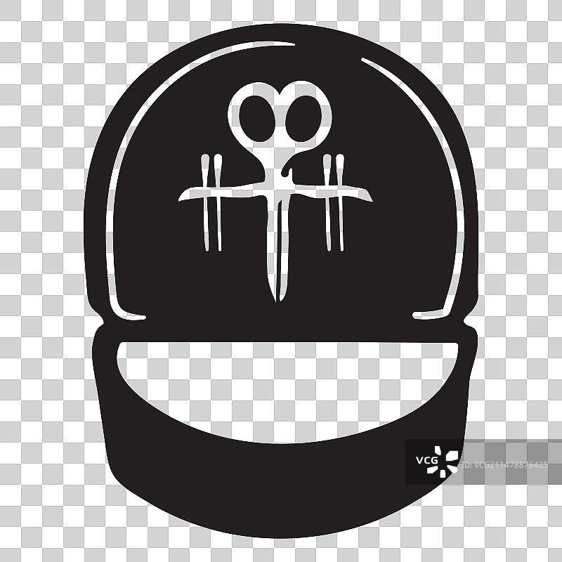 缝纫盒剪纸图片素材