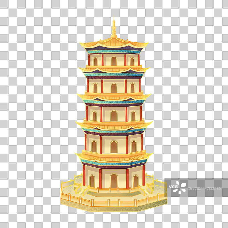 泉州开元寺双塔图片素材