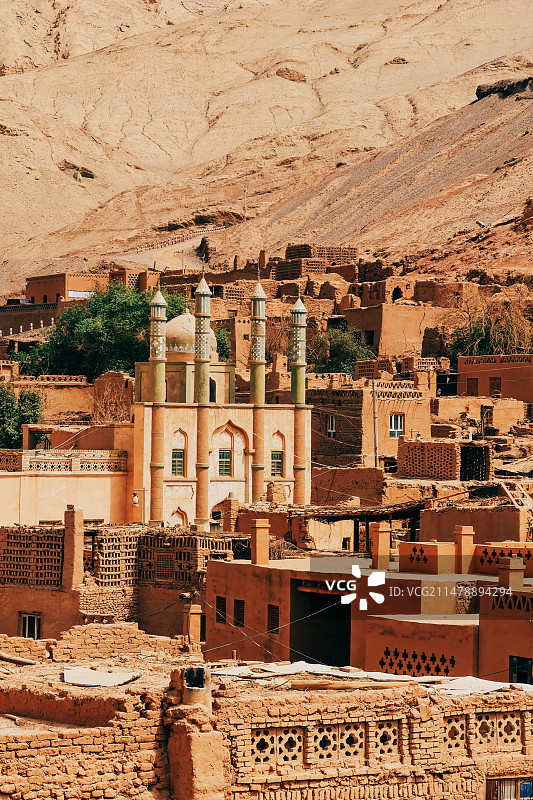 新疆吐鲁番麻扎村图片素材