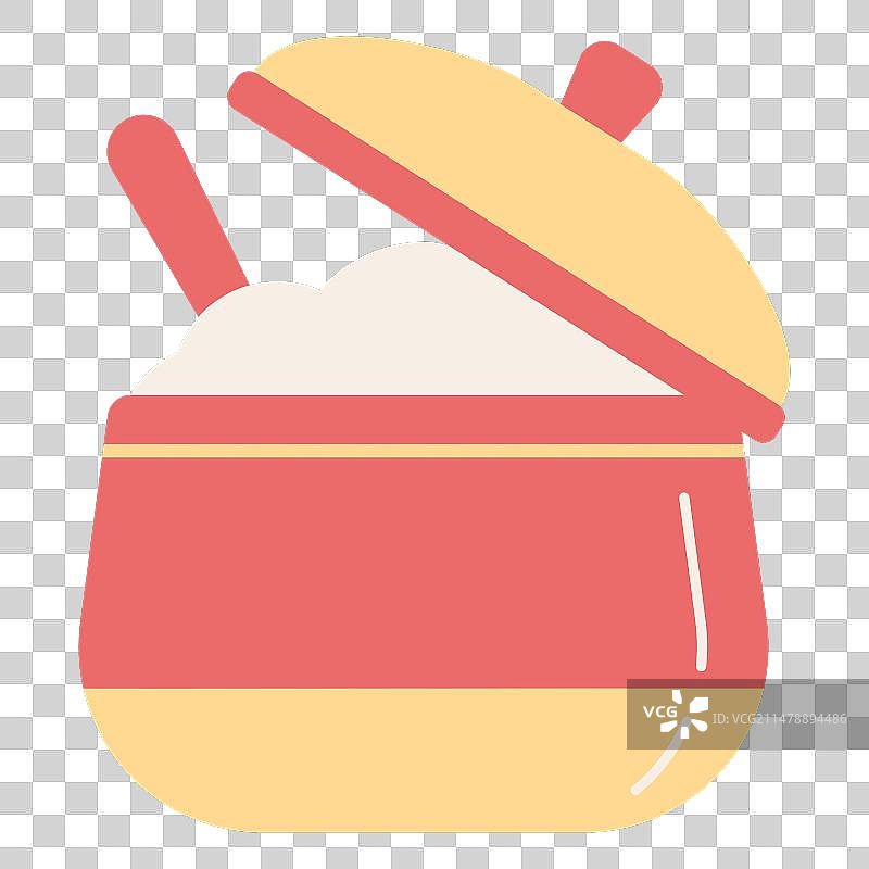 糖罐彩色笔触图片素材