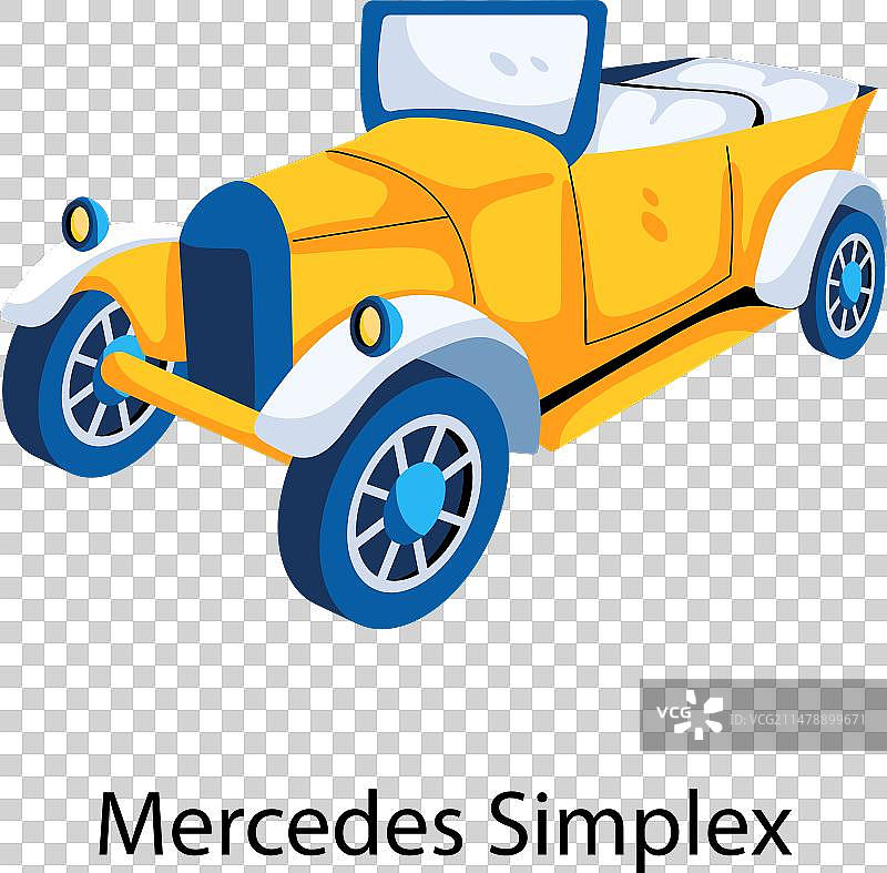 梅赛德斯Simplex汽车图片素材