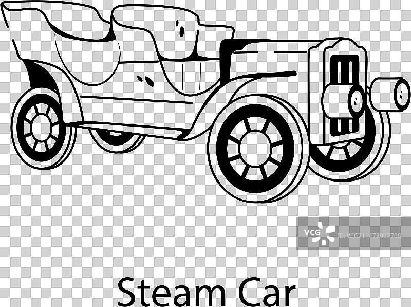 蒸汽汽车图片素材