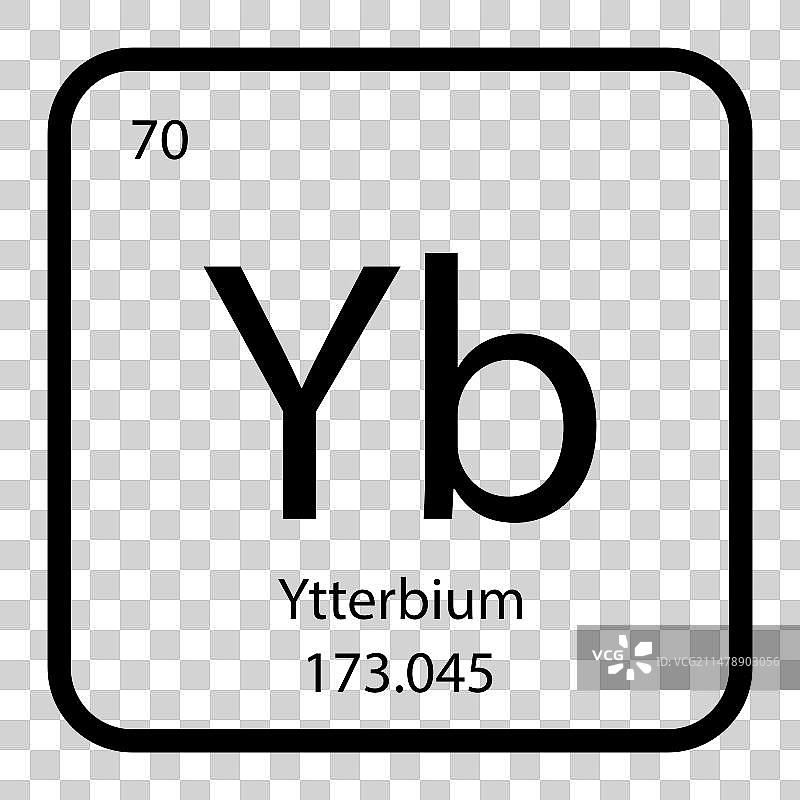 镱元素图标矢量图图片素材