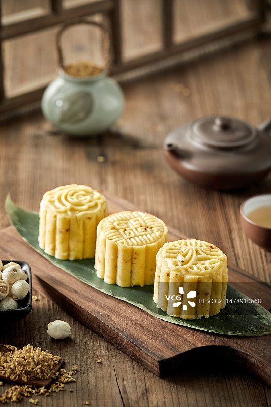 桂花莲子糕图片素材