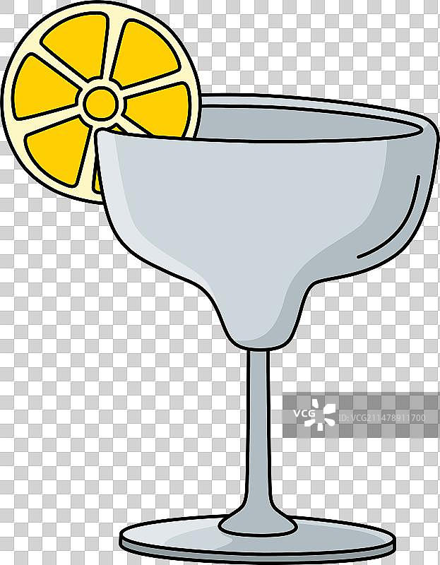 玛格丽塔卡通彩色剪贴画图片素材