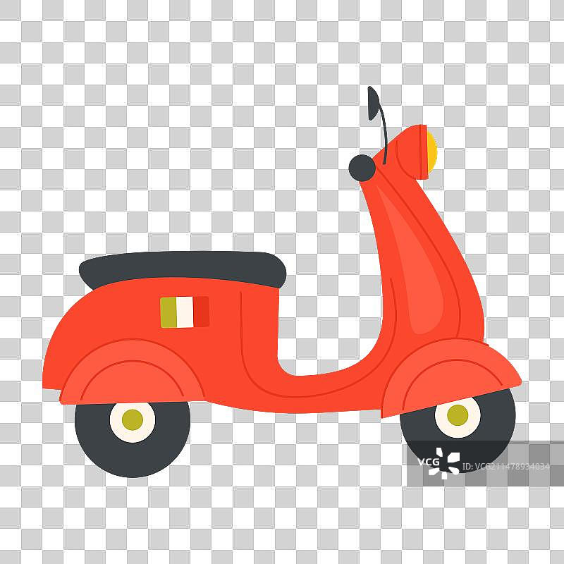 意大利滑板车交通运输图片素材