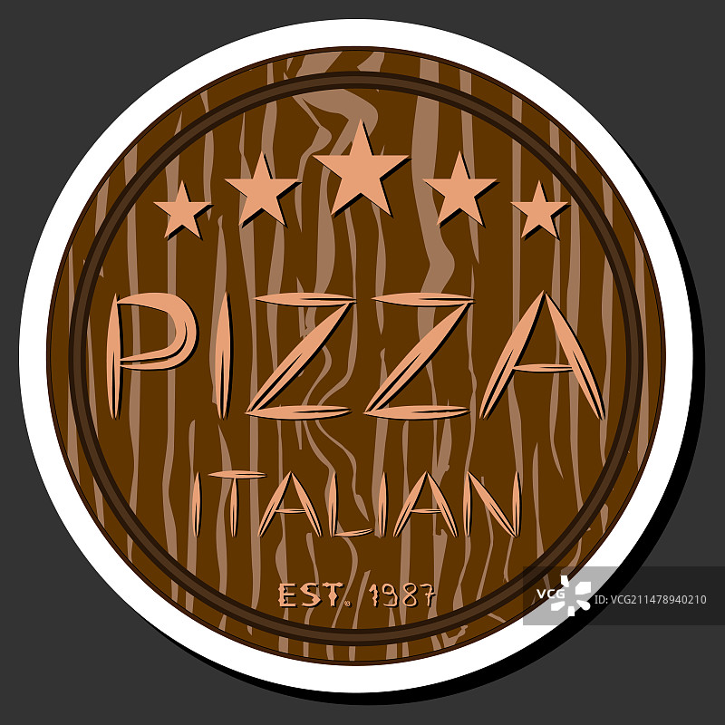 美味披萨店菜单披萨图片素材