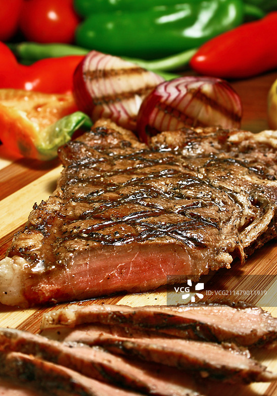 烤肉牛排食品图片素材