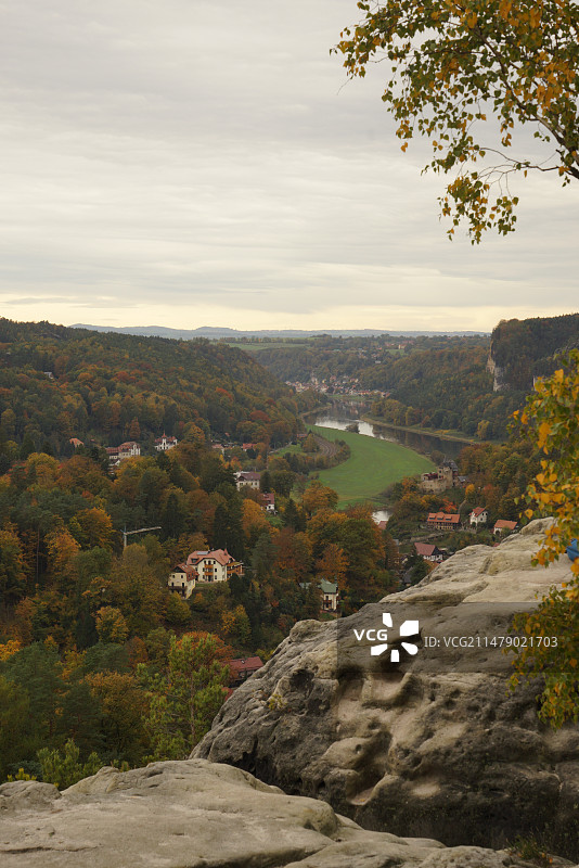 德国萨克森州捷克边境知名景点小瑞士国家公园图片素材