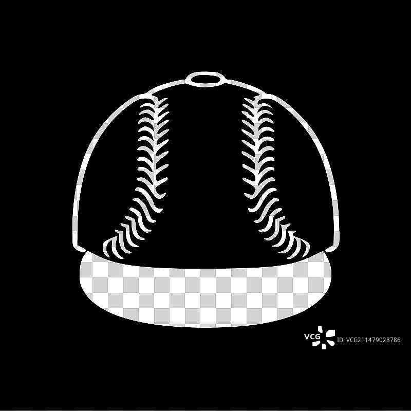 黑白棒球图片素材