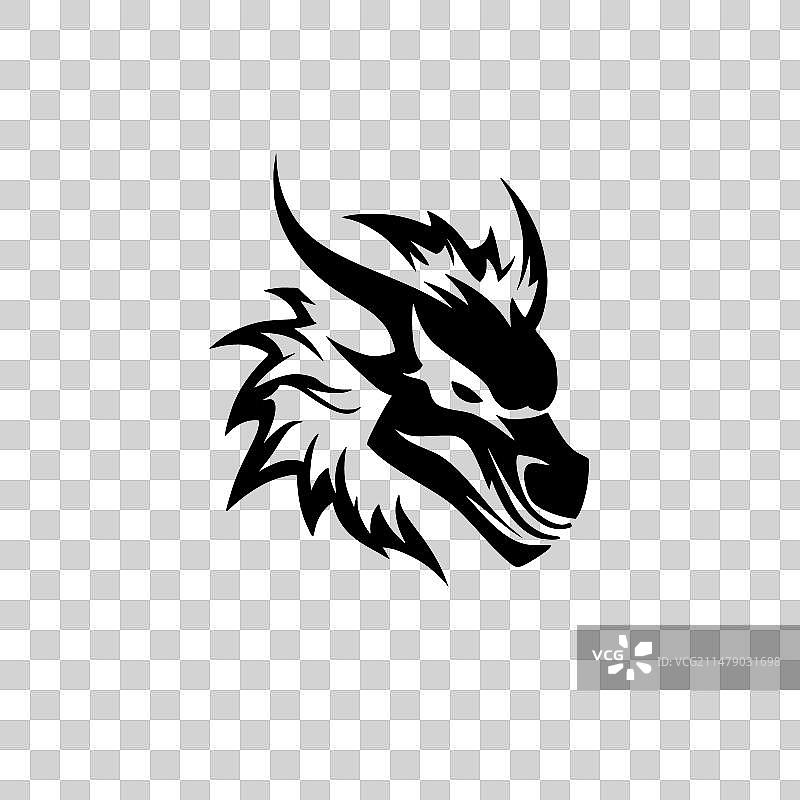 龙-高品质的标志-理想的t恤图片素材