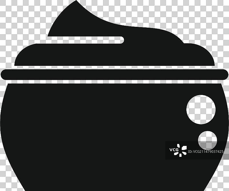 韩式简约面膜奶油罐皮肤图标图片素材