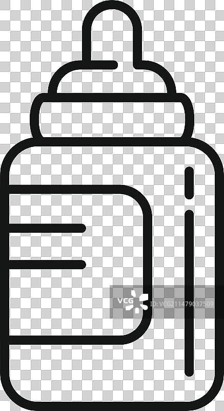 韩式橡胶瓶轮廓皮肤图标图片素材