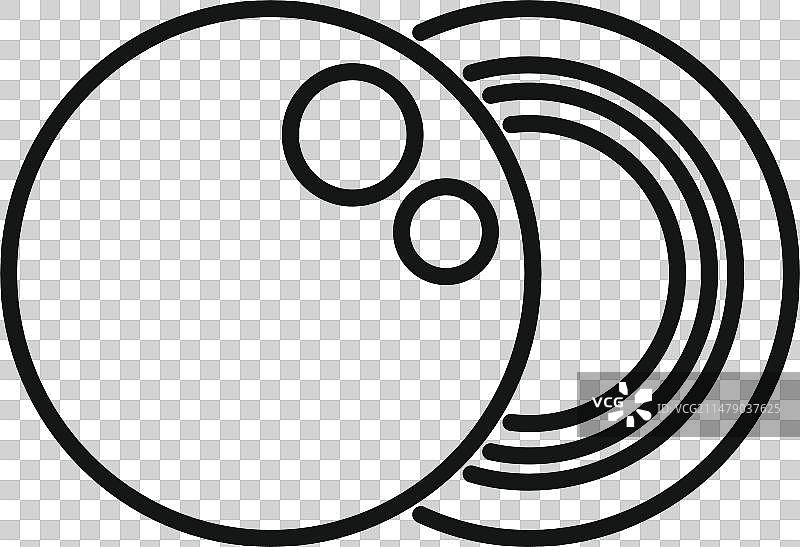 韩式面膜化妆品轮廓图标图片素材