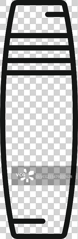 韩国化妆品护肤线框图标图片素材