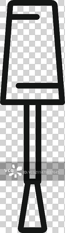 唇刷轮廓提取凝胶图标图片素材