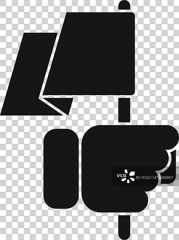 投票站旗帜选择图标图片素材