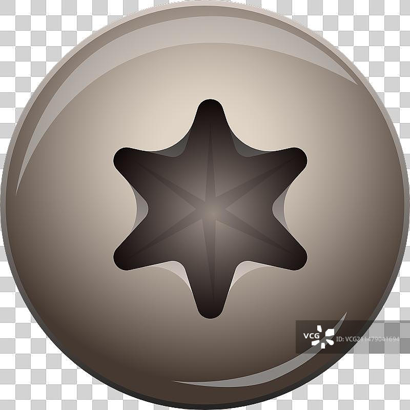 螺栓图标金属卡通图片素材