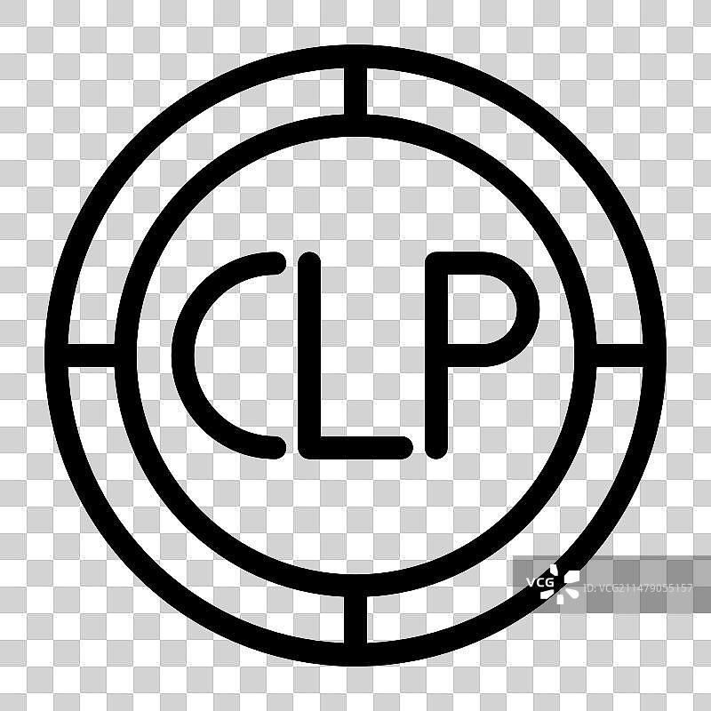 智利比索网络设计图标图片素材