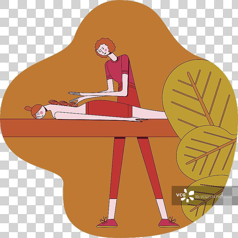 热石疗法SPA设计概念图片素材