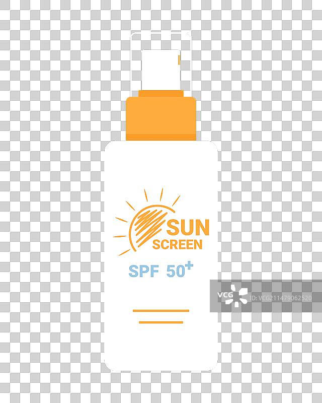 防晒喷雾防晒产品设计SPF 50图片素材