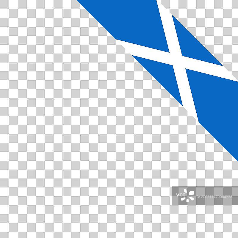 苏格兰旗帜角标图片素材