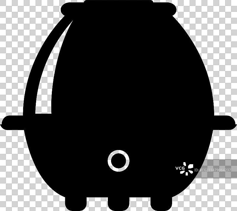 家用电动爆米花机扁平图标图片素材