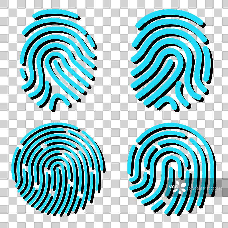 指纹合集图片素材