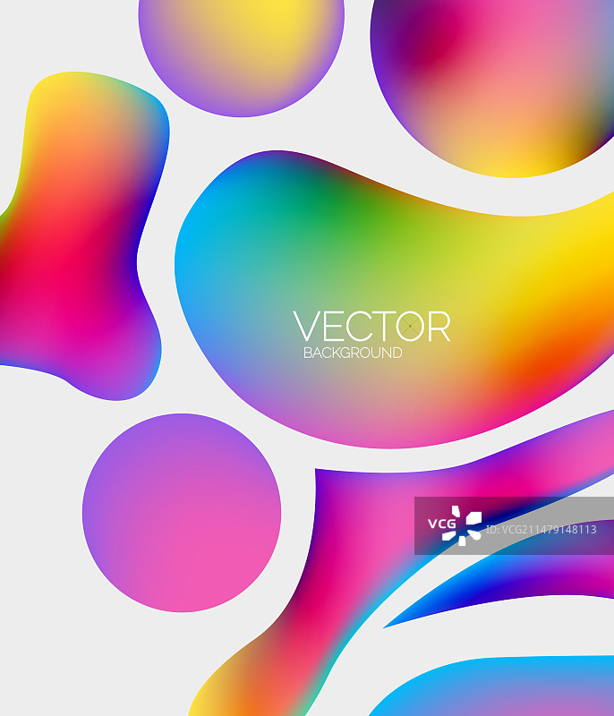 抽象液体气泡背景液体图片素材