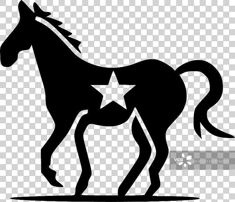 德克萨斯简约扁平风标志图片素材