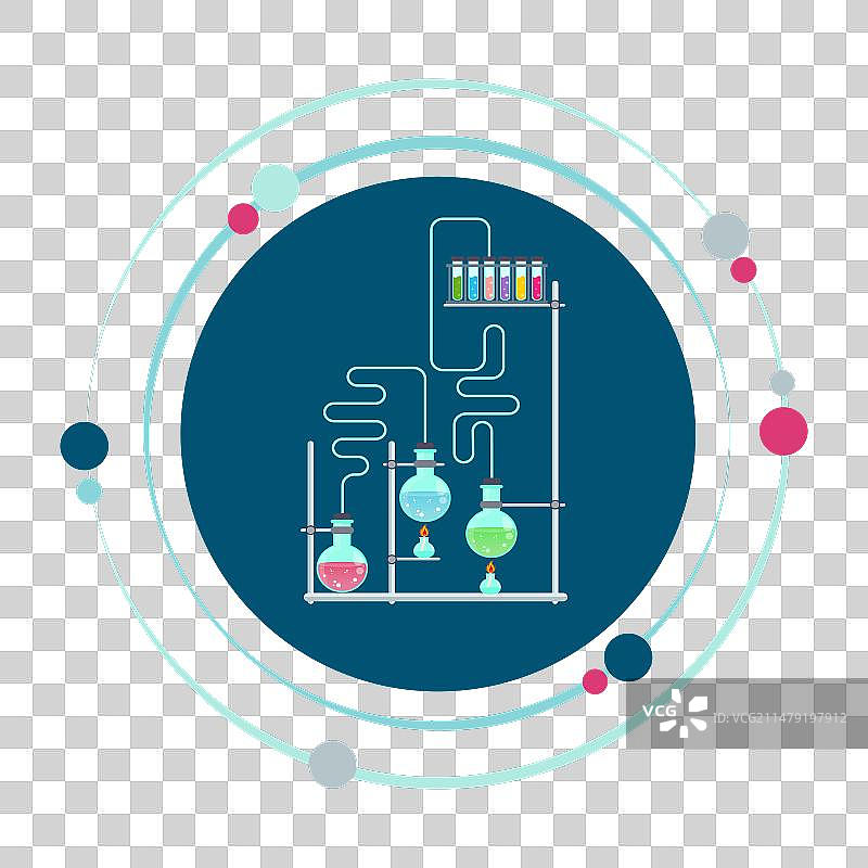 化学仪器套装图标图片素材