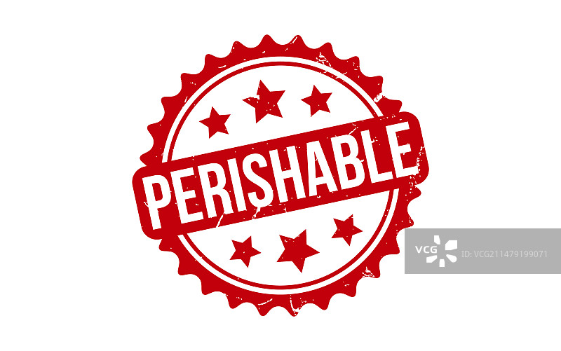 易腐烂红色印章橡胶复古效果图片素材