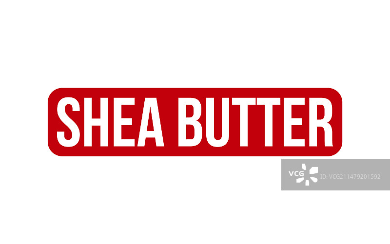 红色乳木果油印章图片素材