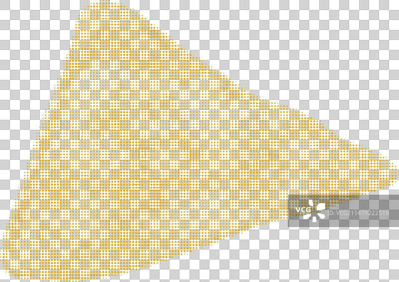 白色背景上的三角形玉米片图片素材