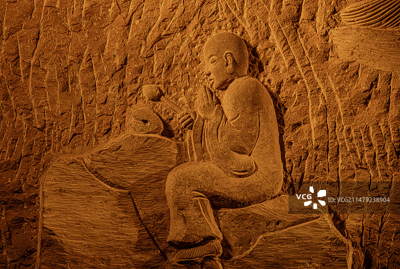 龙游石窟西汉石刻图片素材