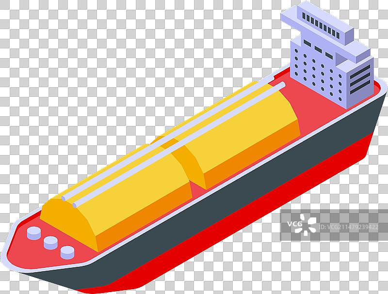 海上运输船等距气体液化天然气图标图片素材